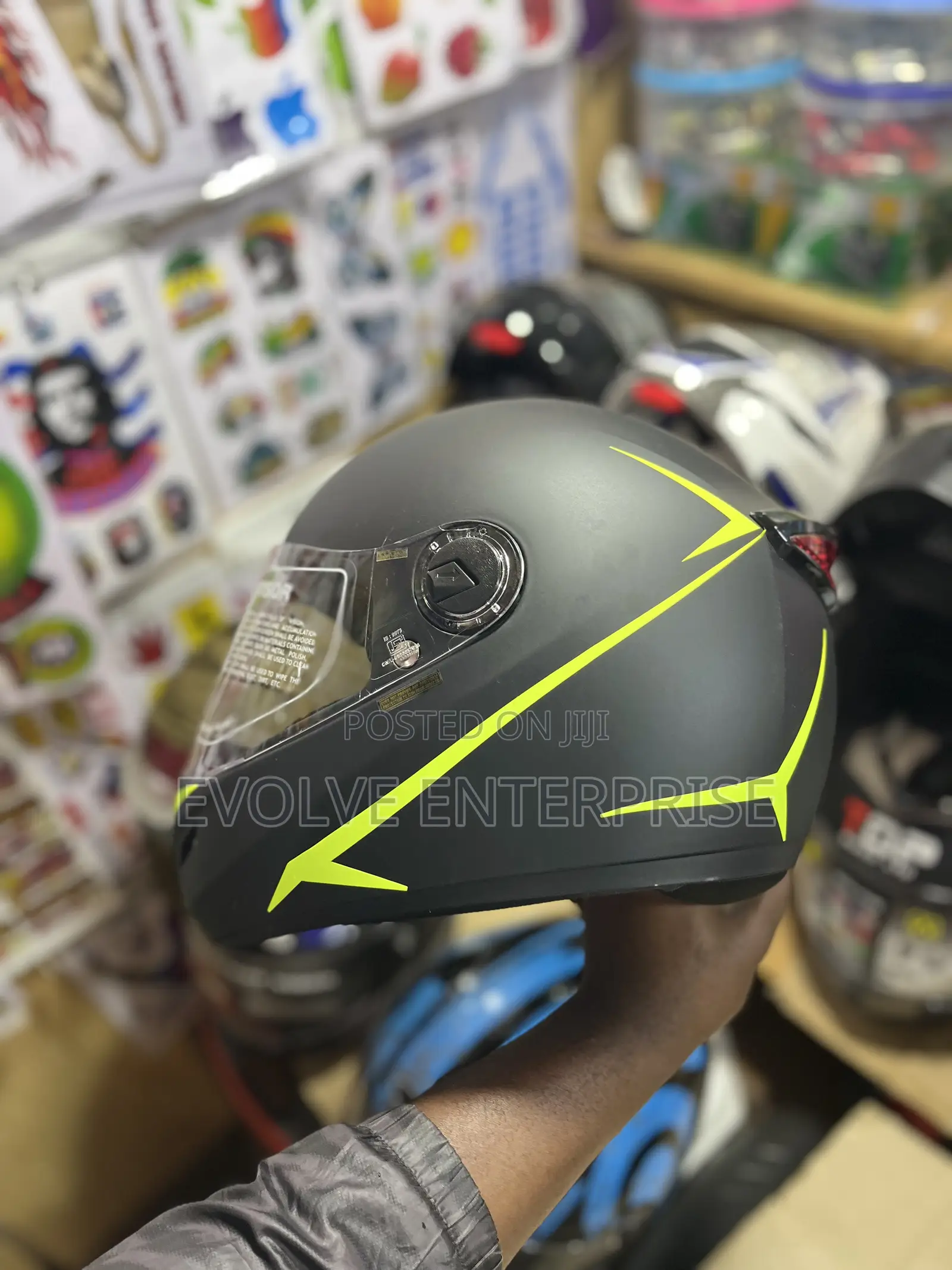 Black-Green Steelbird Bike Helmet