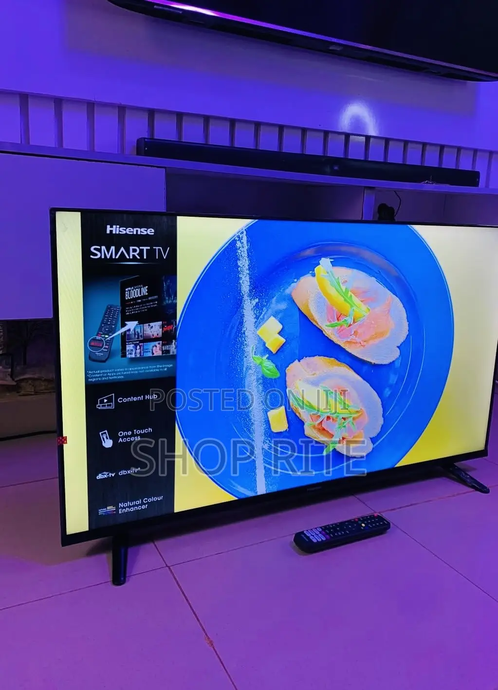 Hisense 43inches A4 Series Smart Vida TVS Hdmi