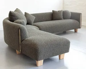 Woolen Fibre Family L Sofa Bed