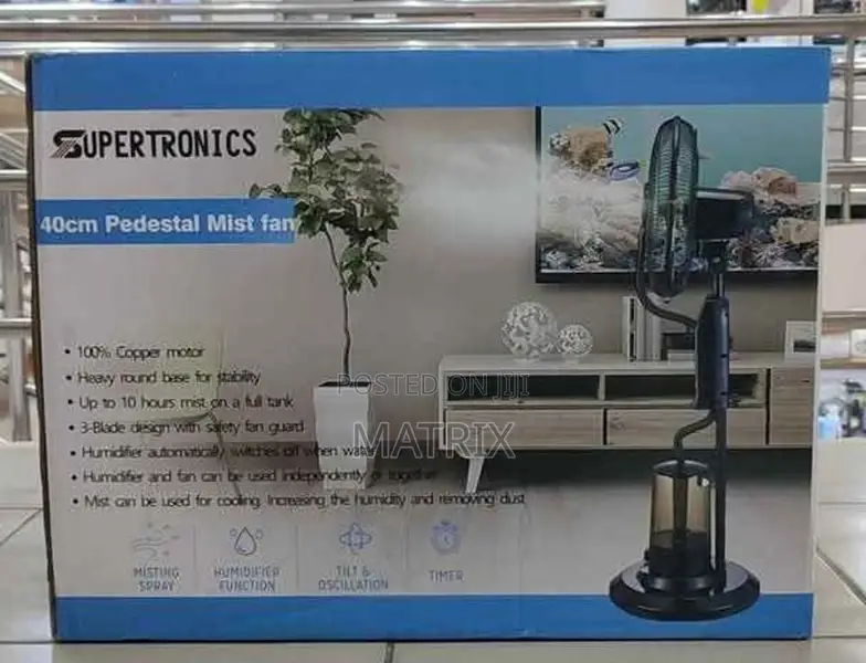 Mist Fan Humidifier Air Conditioner And Cooler With Cooling Levels
