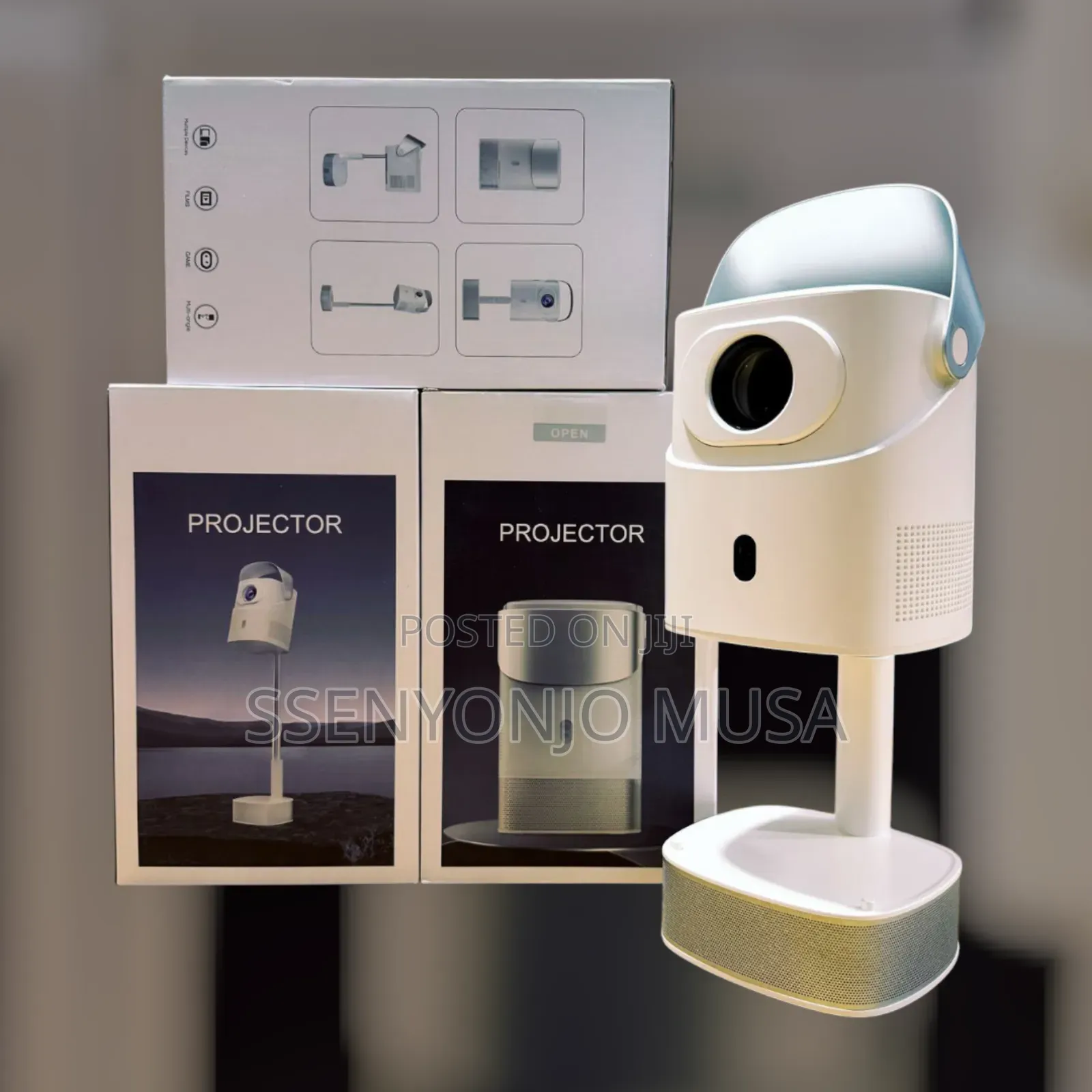 1080p Portable Android Projector With Wifi-Bt Hdmi -260 Ansi