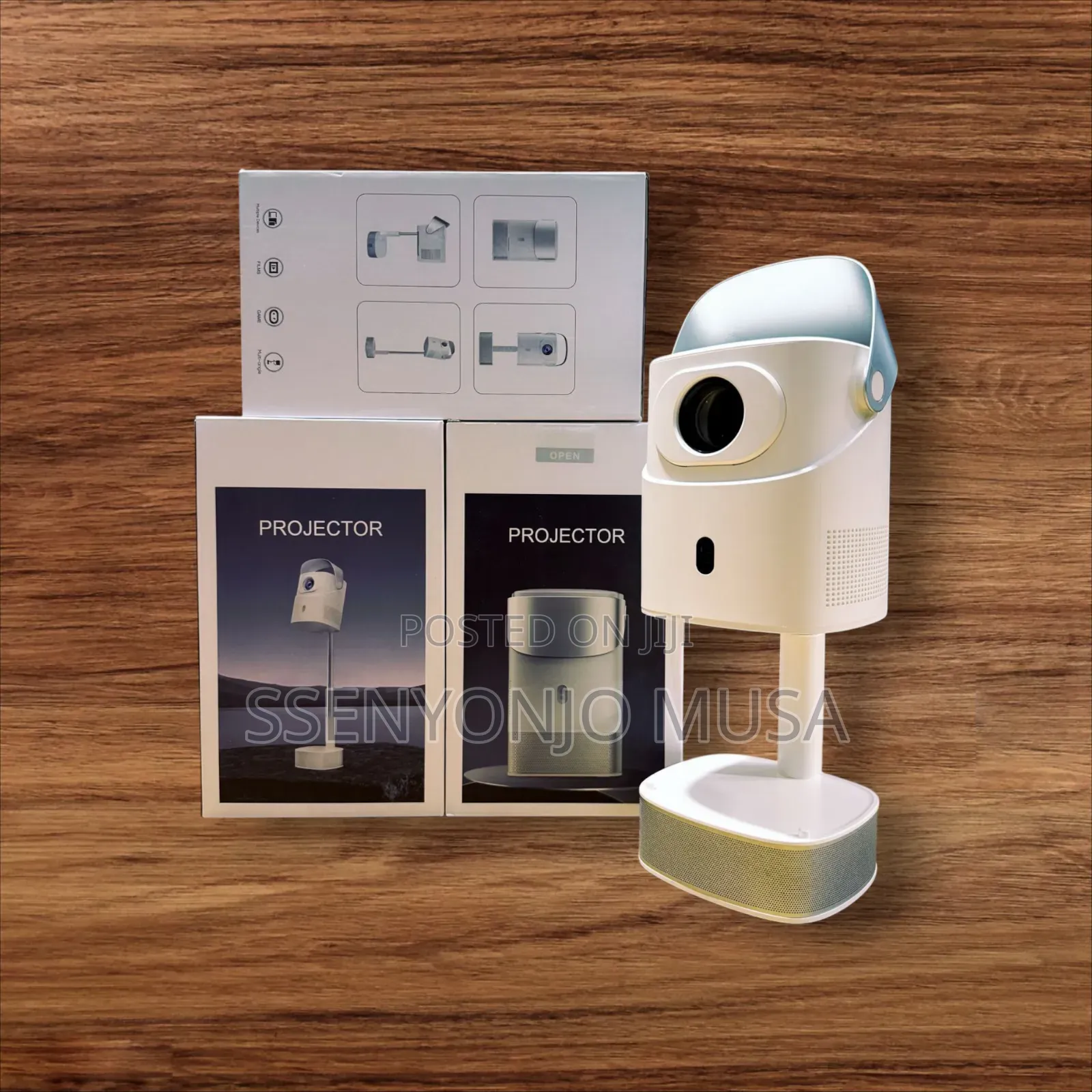 1080p Portable Android Projector With Wifi-Bt Hdmi -260 Ansi