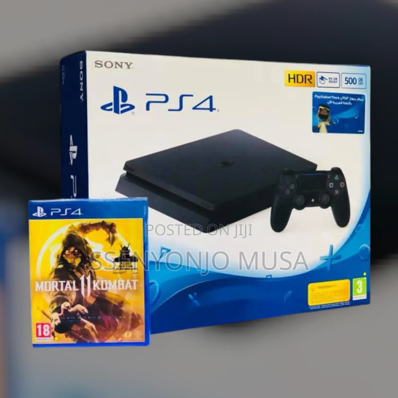 Playstation 4 Slim 500gb Console - Black