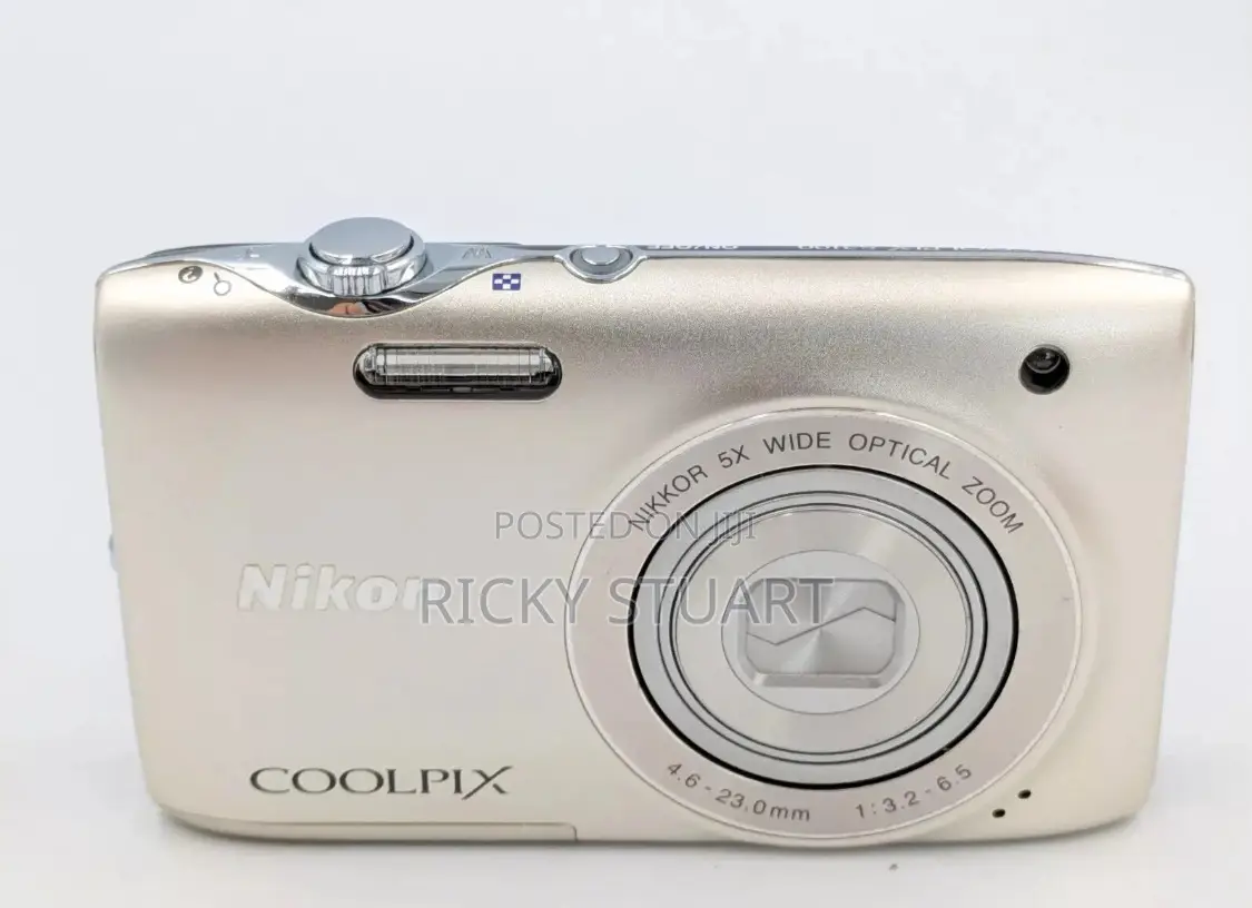 Nikon Coolpix S3100 Silver Vintage Digital Camera