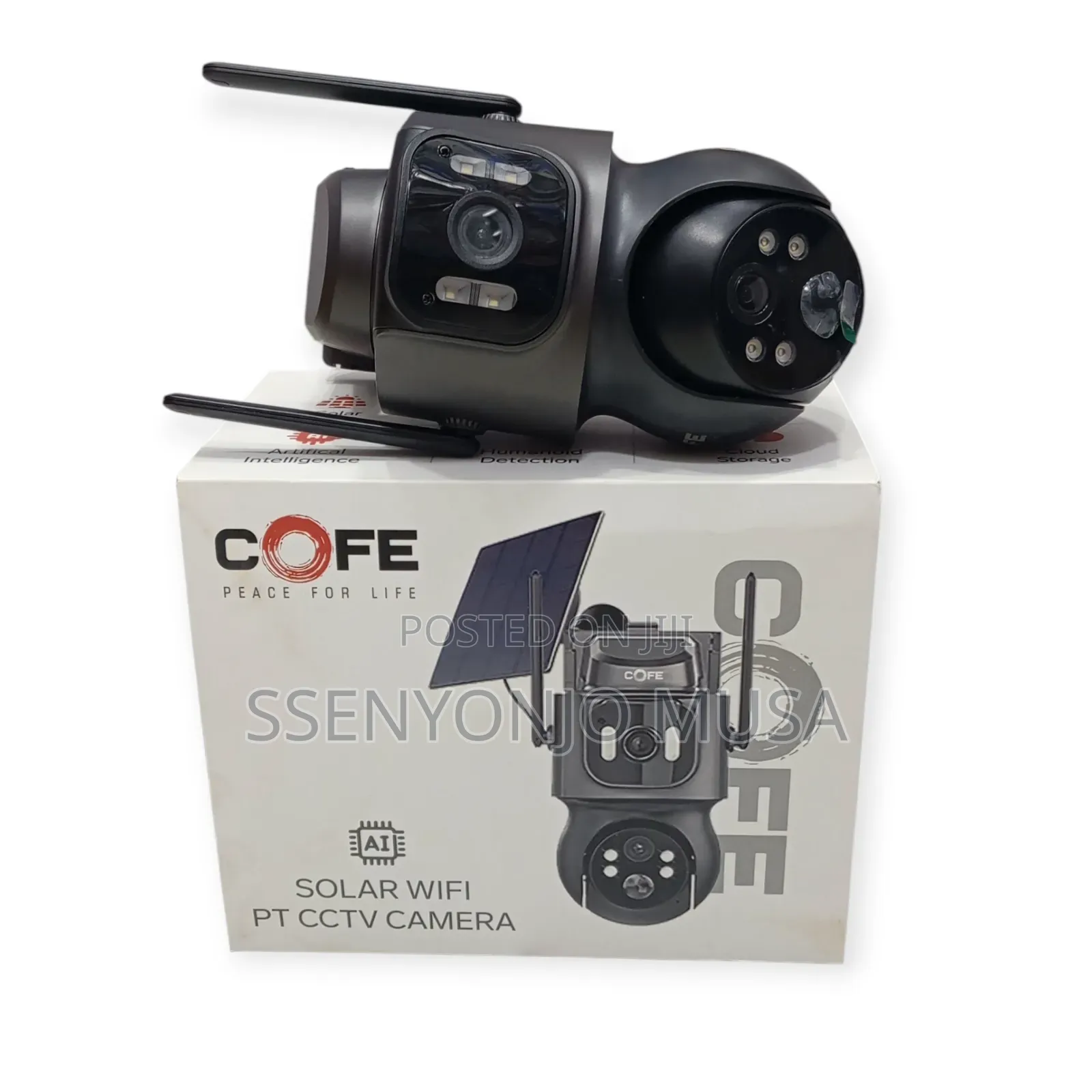 Cofe 4mp Solar Wifi Pt CCTV Camera - Cf-W-Ptsl07-Dl