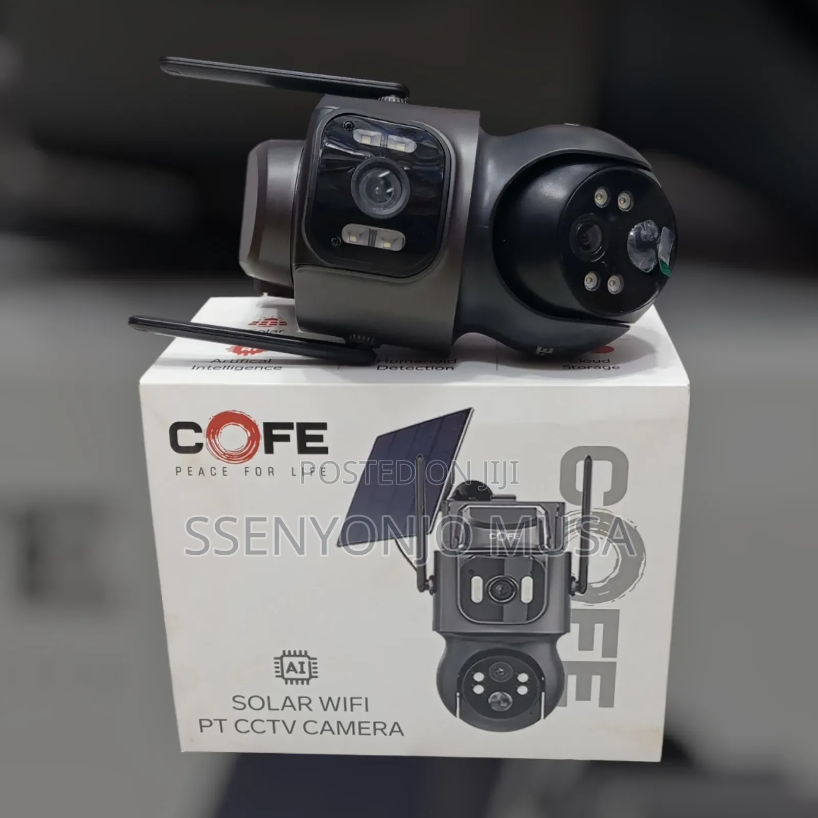 Cofe 4mp Solar Wifi Pt CCTV Camera - Cf-W-Ptsl07-Dl
