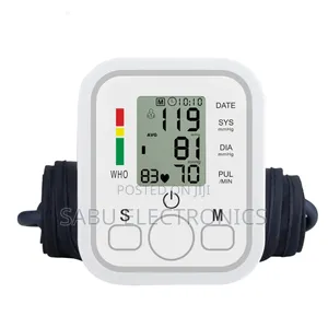 Smart Digital Blood Pressure Monitor – LCD Arm Cuff Machine
