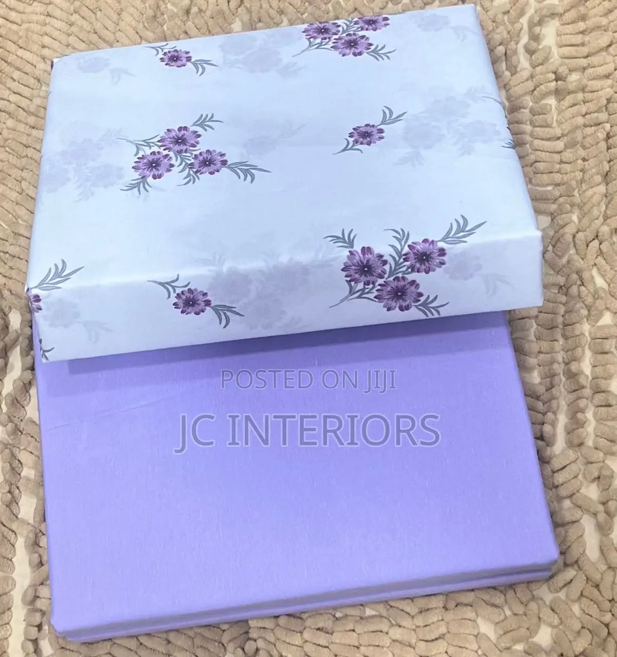 6pc 5x6 Cotton Bedsheets With 4 Pillowcases