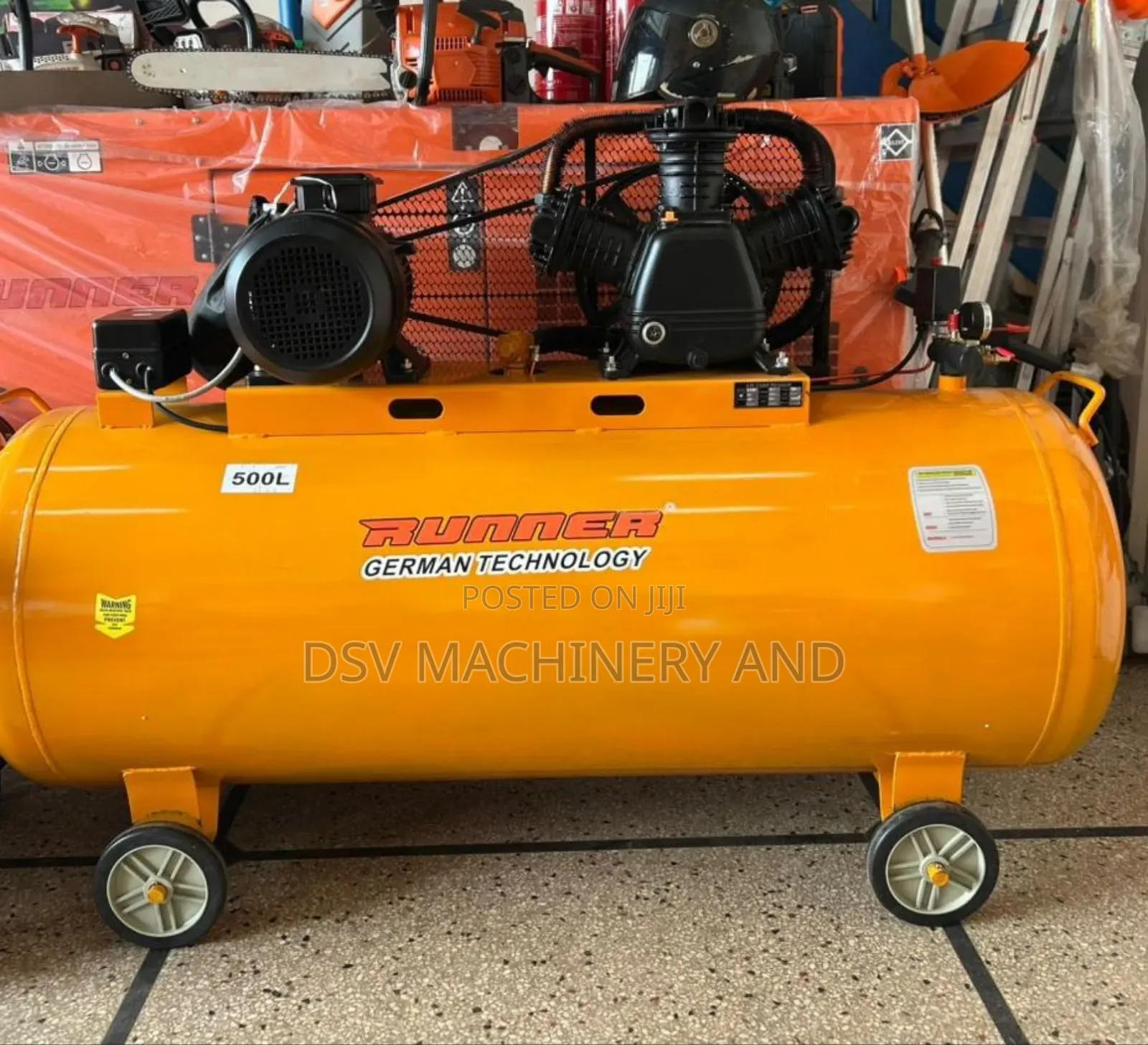 Three Piston 500 Litres Normal Compressor for Petro Station Industrial