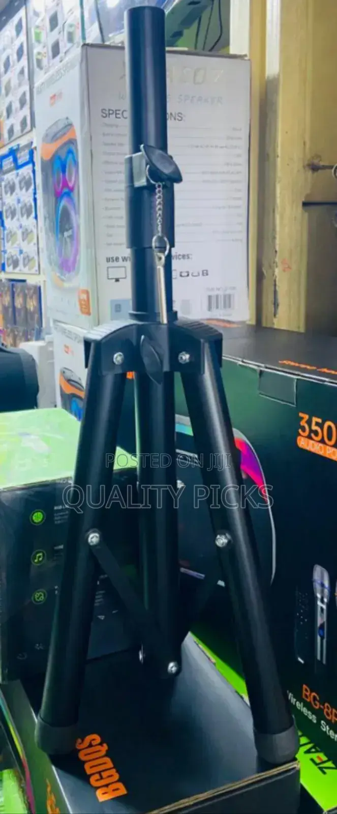 Speaker Tripod Audio Ktv Outdoor Shelf Metal Floor Stand.