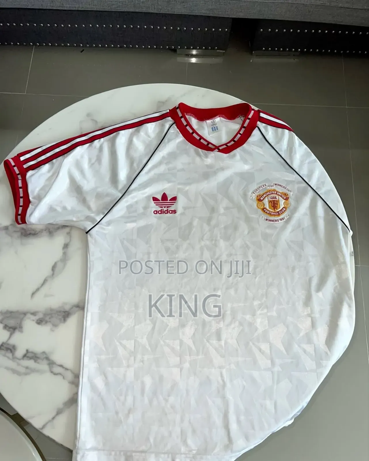 Adidas Manchester United 1991 European Cup Winners' Cup Away Shirt.