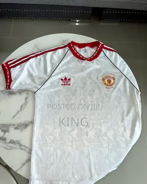 Adidas Manchester United 1991 European Cup Winners' Cup Away Shirt.