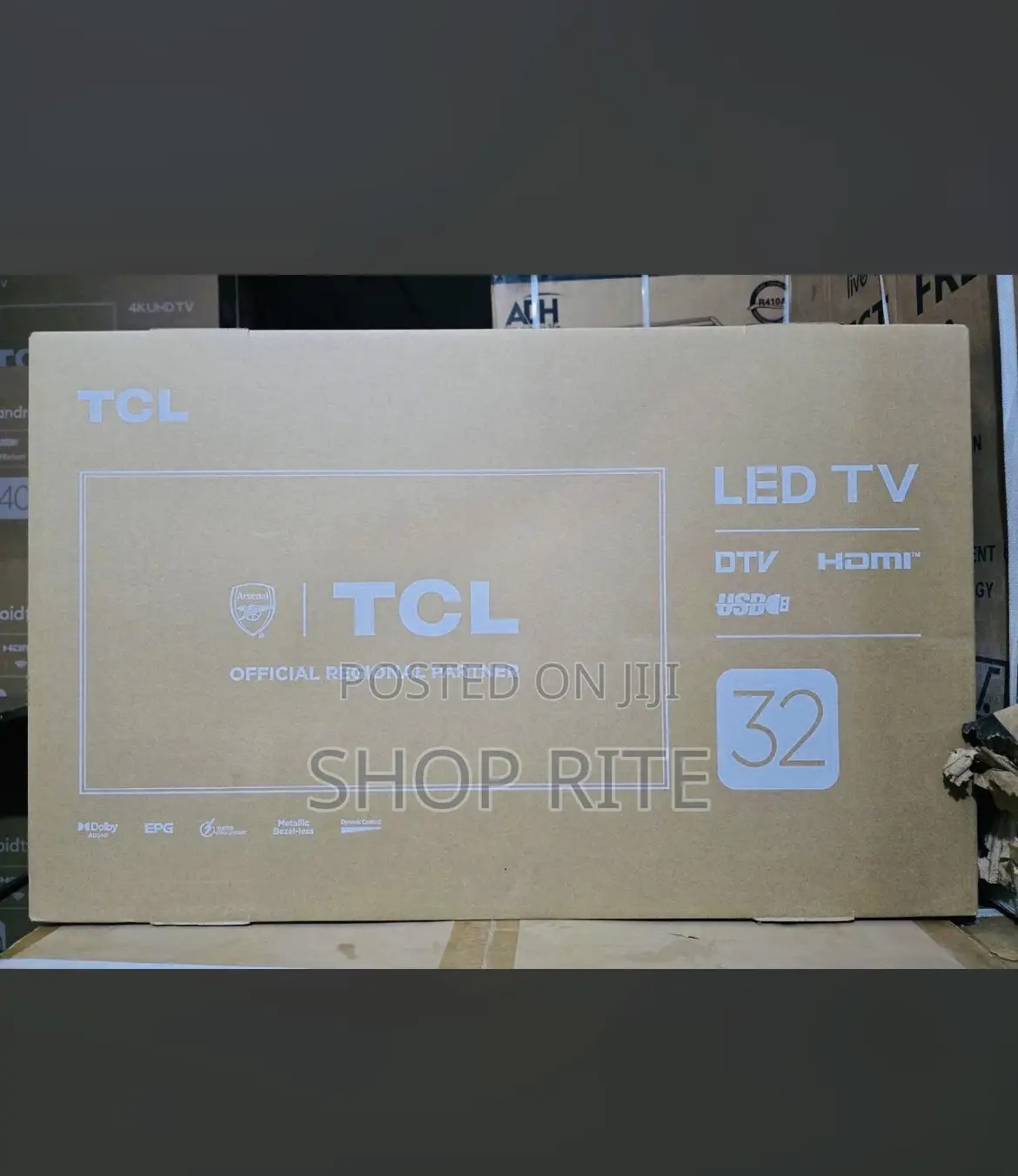 TCL 32 Inches Led Digital Display Free to Air TVS