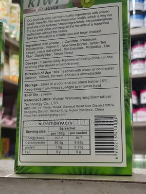 Winstown Kiwi Slim Fit Juice Detox Cleanse 50g