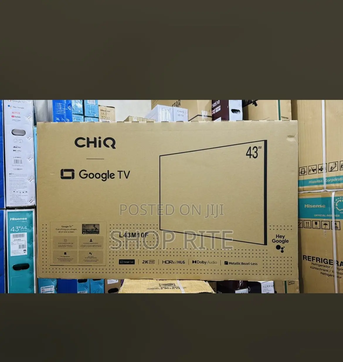 Chiq 43 Inches Smart Google TVS Brand New