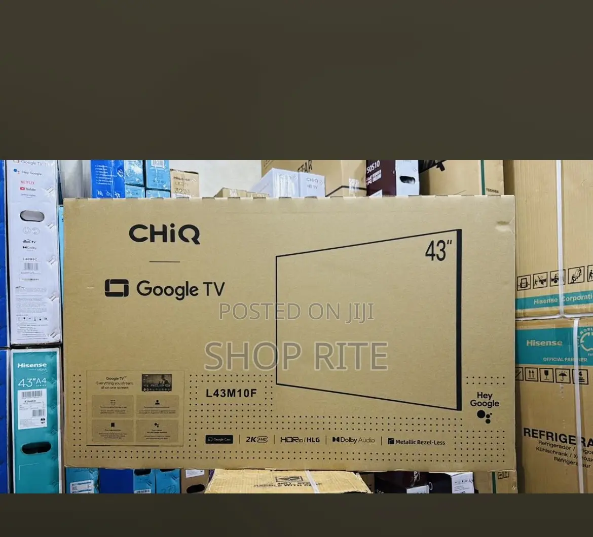 Chiq 43 Inches Smart Google TVS Brand New