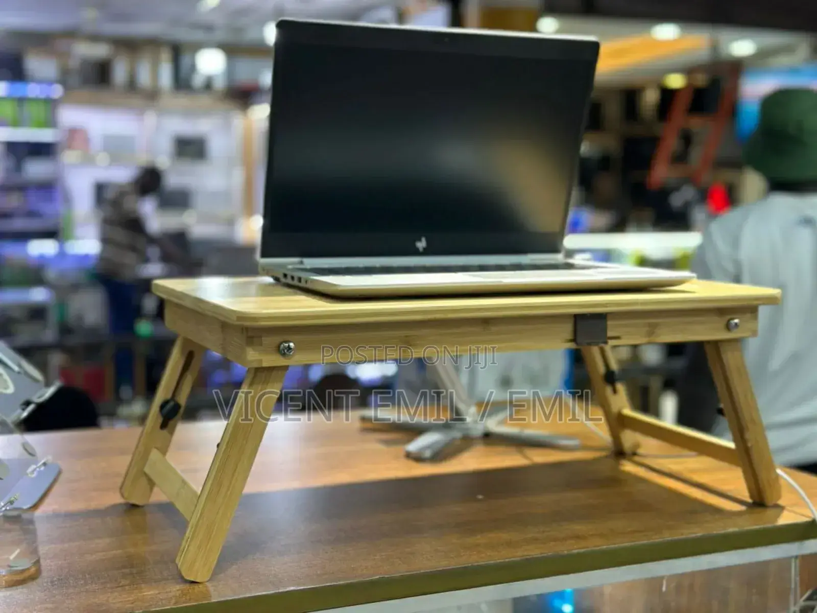 Wooden Laptop Stand/ Bamboo Stand For Laptop