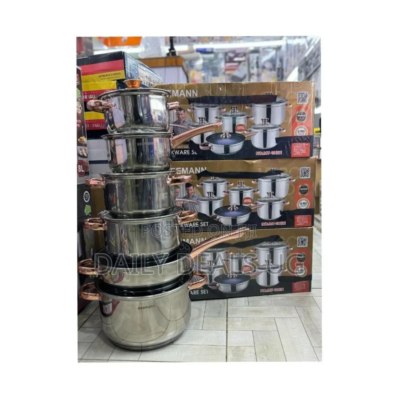 Seemann Pieces Heavy Cookware Saucepan Set
