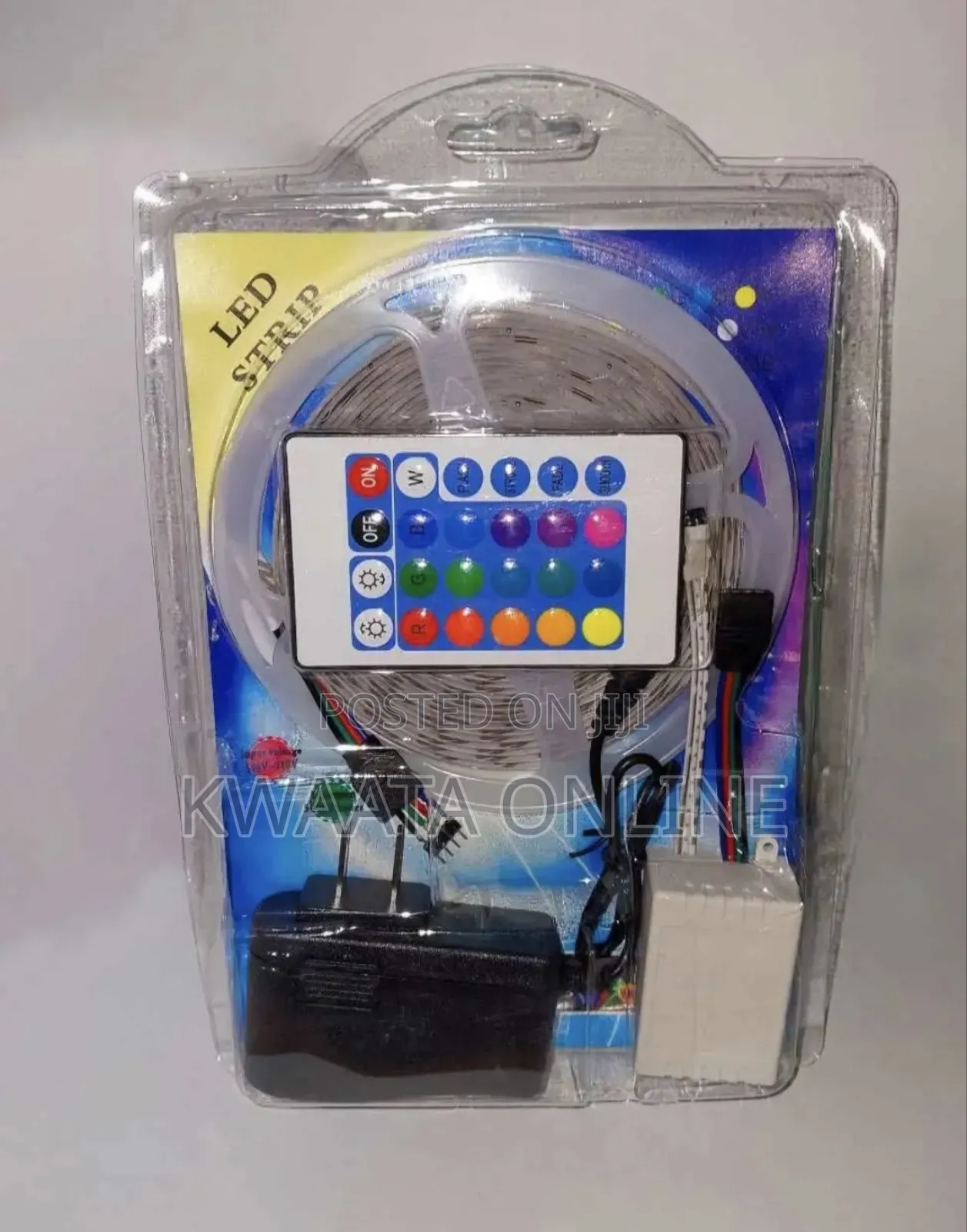 RGB Remote Control Color Changing Led Strip Light (5-Meter),Waterproof