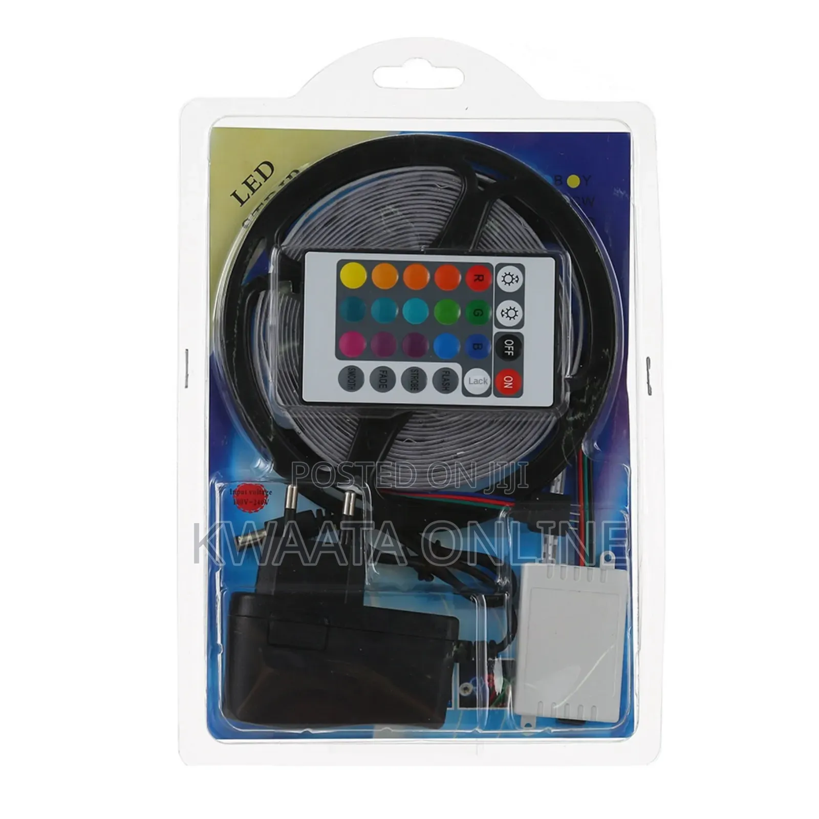 RGB Remote Control Color Changing Led Strip Light (5-Meter),Waterproof
