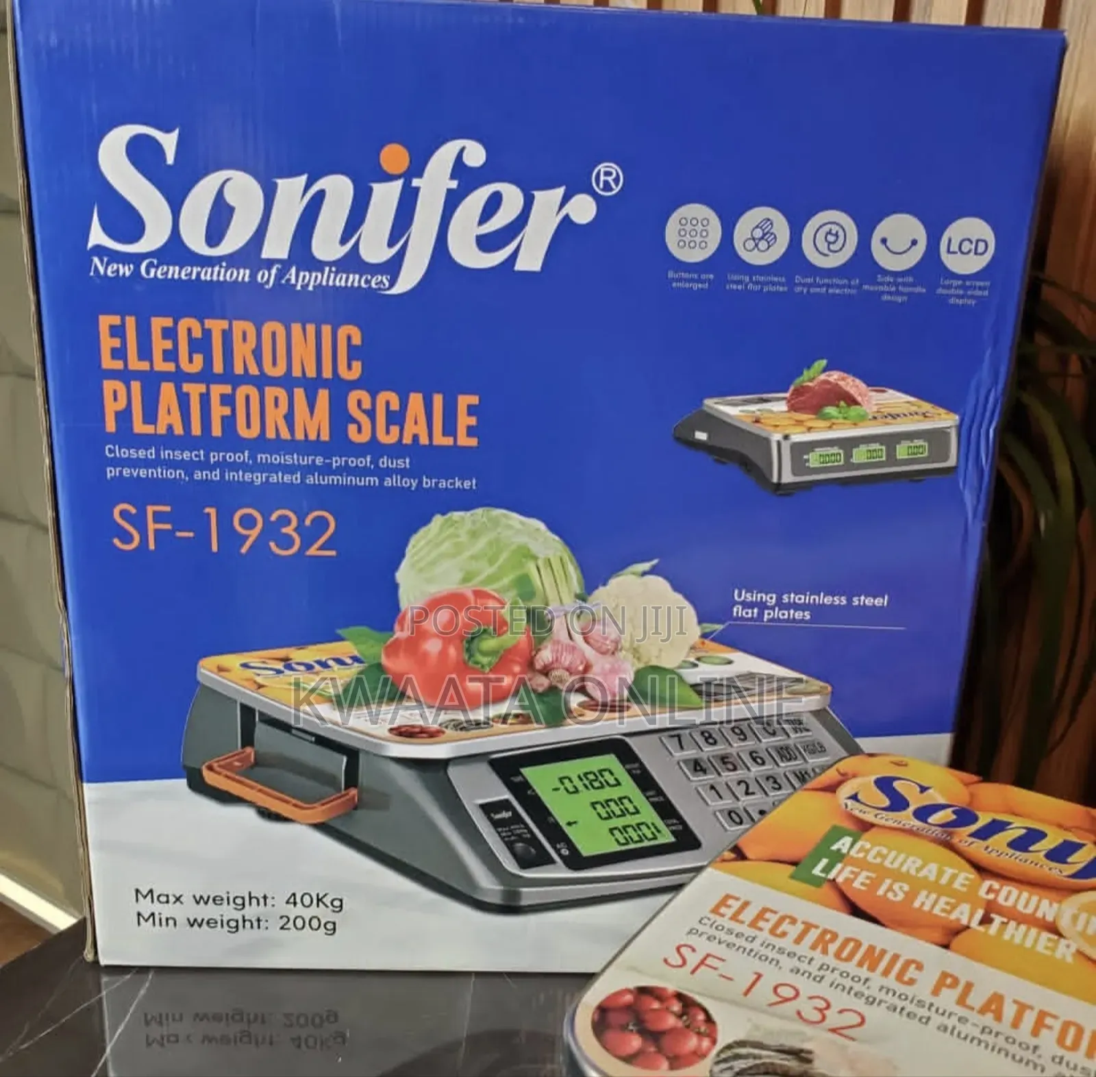 Sonifer Digital Commercial Price Scale 40kg Electronic High Precision