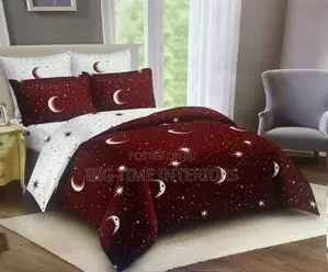 Maroon Designed 5by6 Duvet