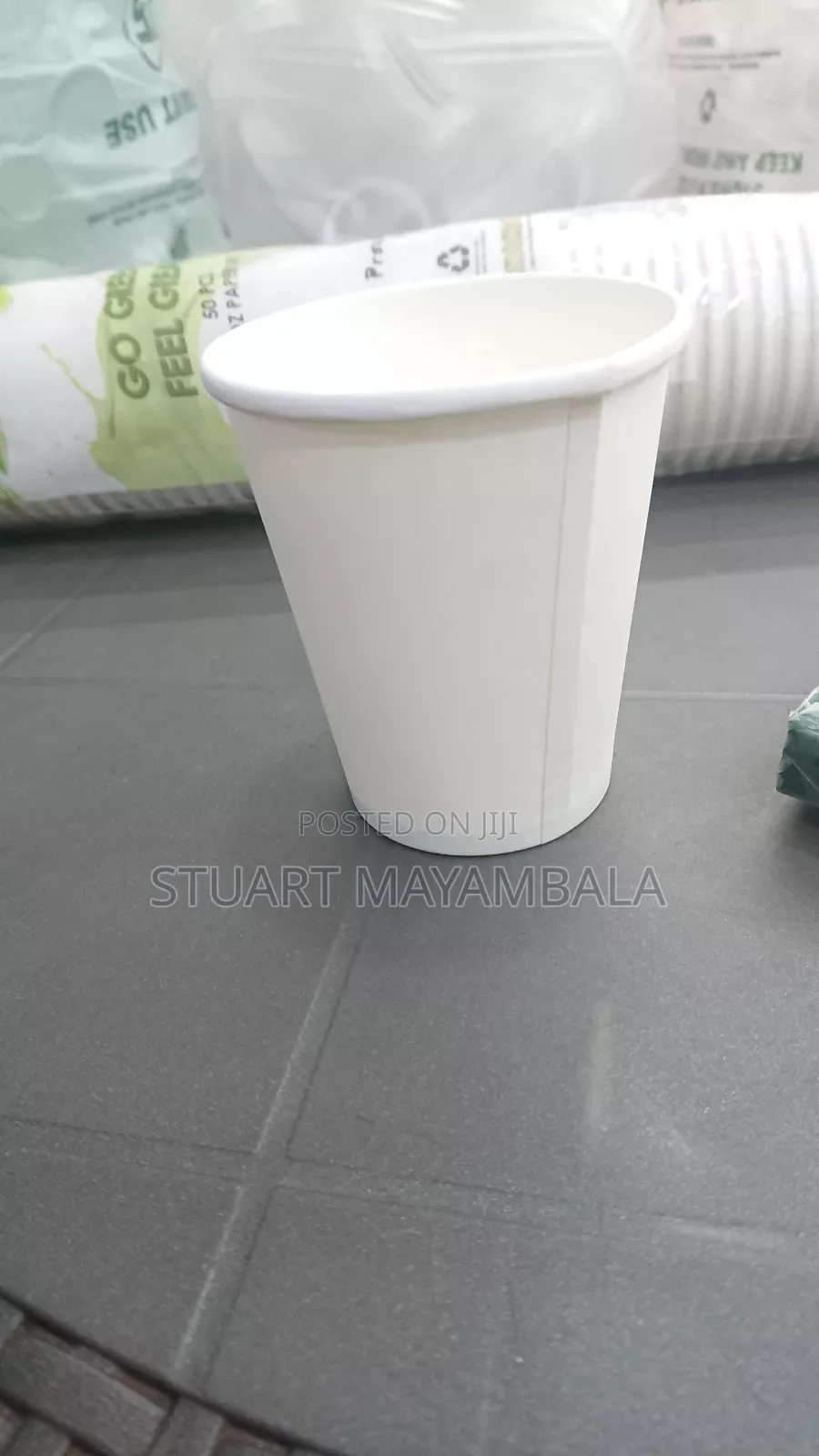 White Coffee and Juice Cups