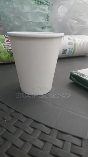 White Coffee and Juice Cups