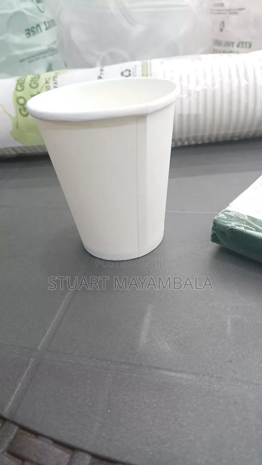 White Coffee and Juice Cups
