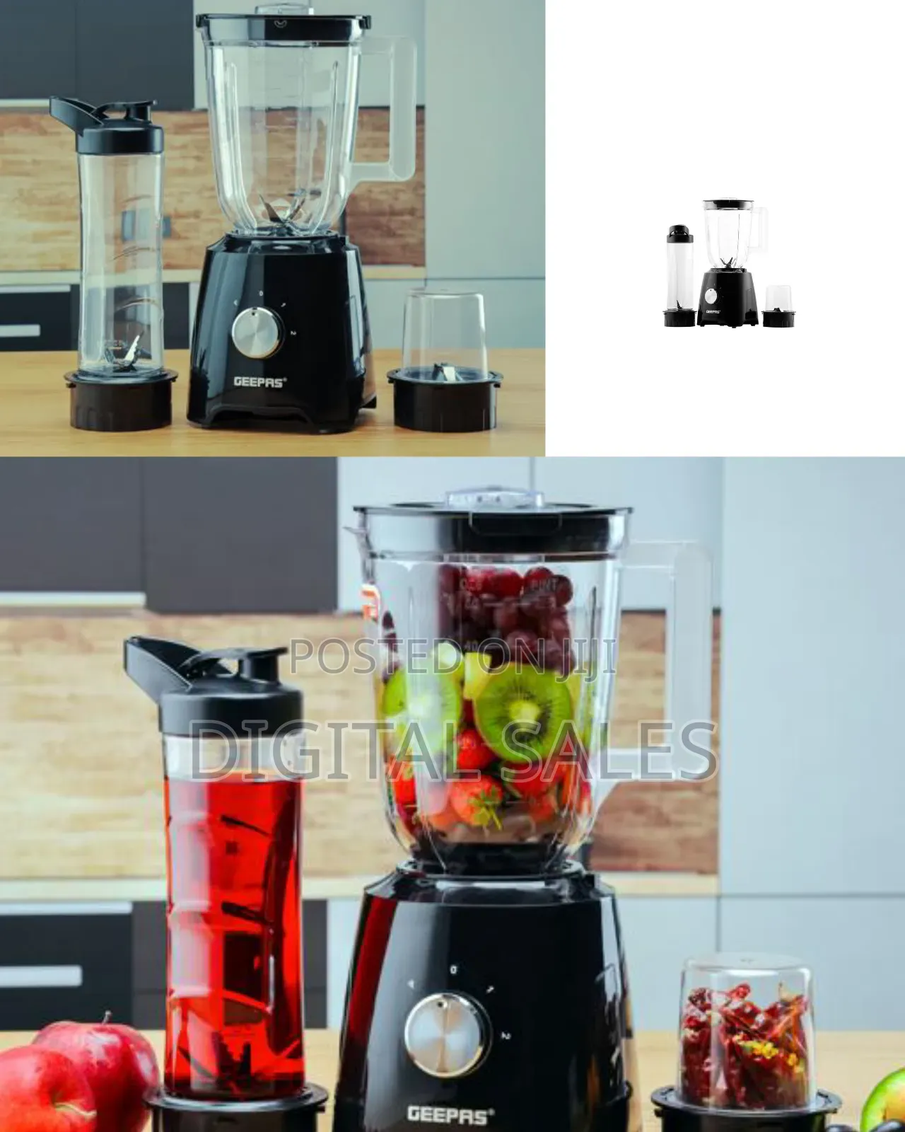 Geepas 3in1 Blender Gsb44033n