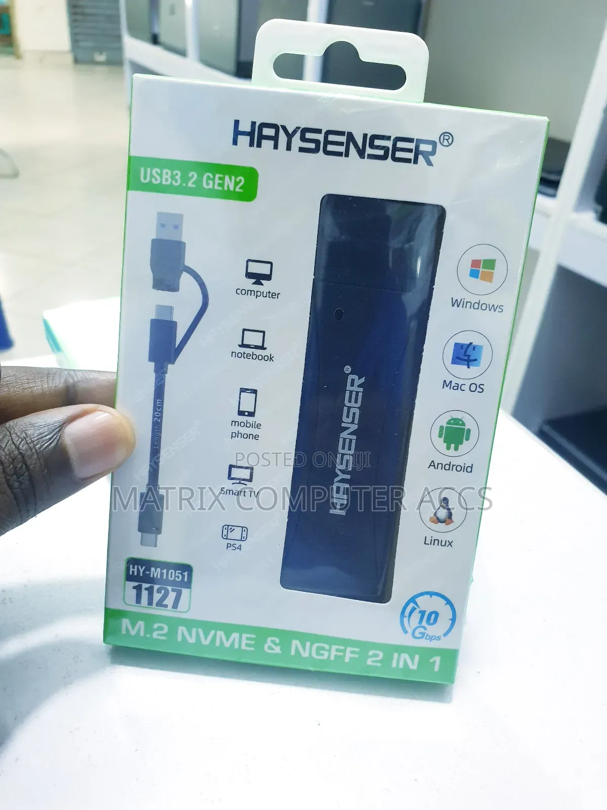 M.2 SSD Casing 2in1