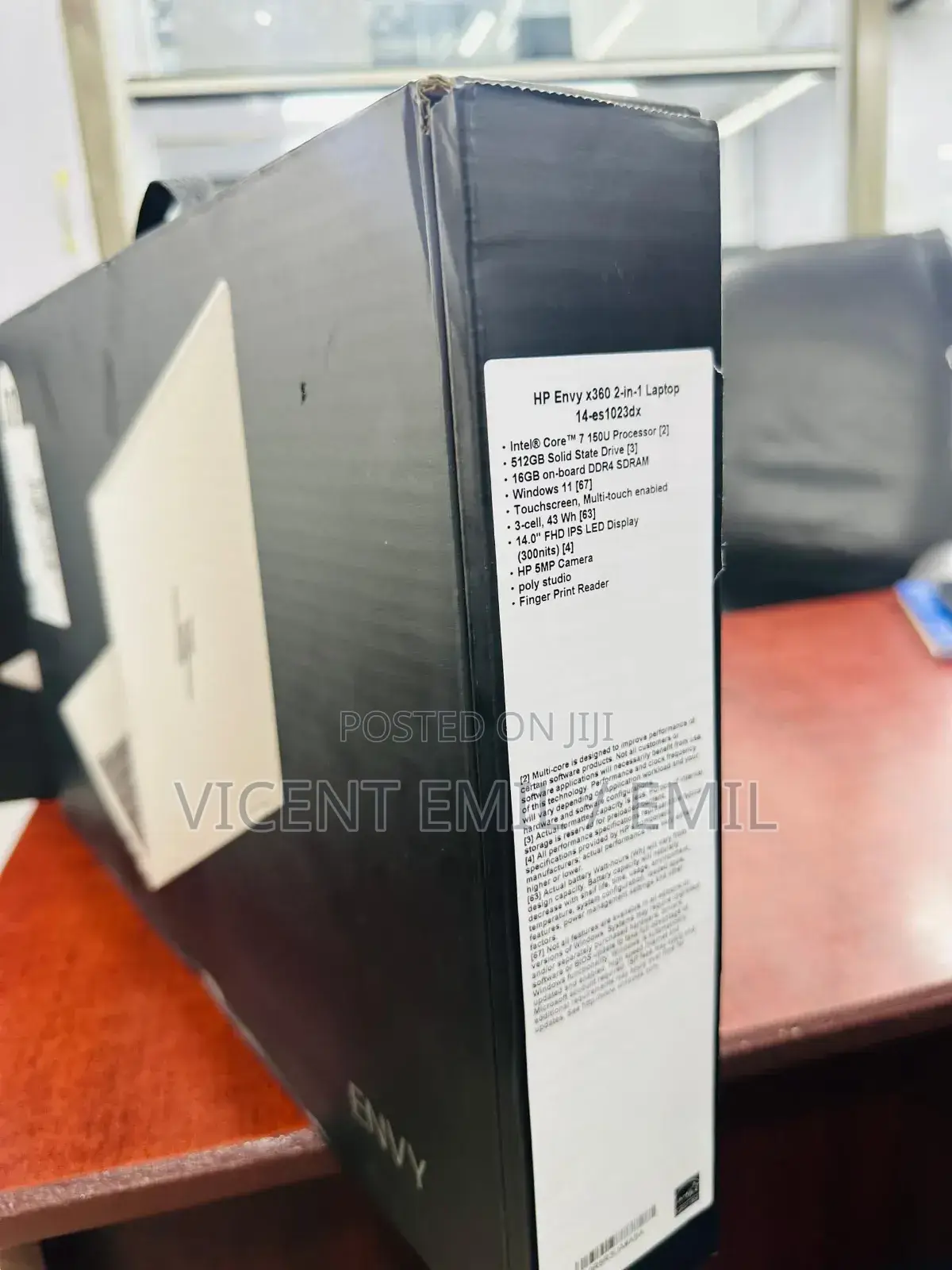 New Laptop HP Envy 14 16GB Intel Core i7 SSD 512GB