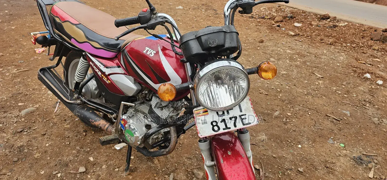 TVS HLX 125 2023 Red
