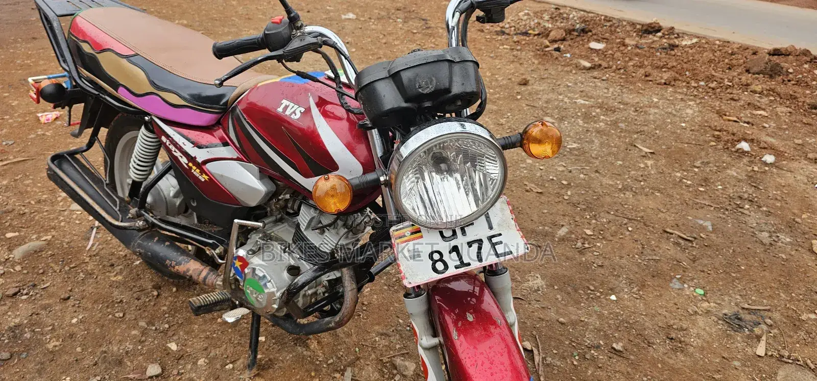 TVS HLX 125 2023 Red