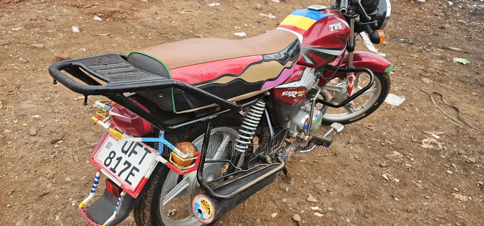 TVS HLX 125 2023 Red