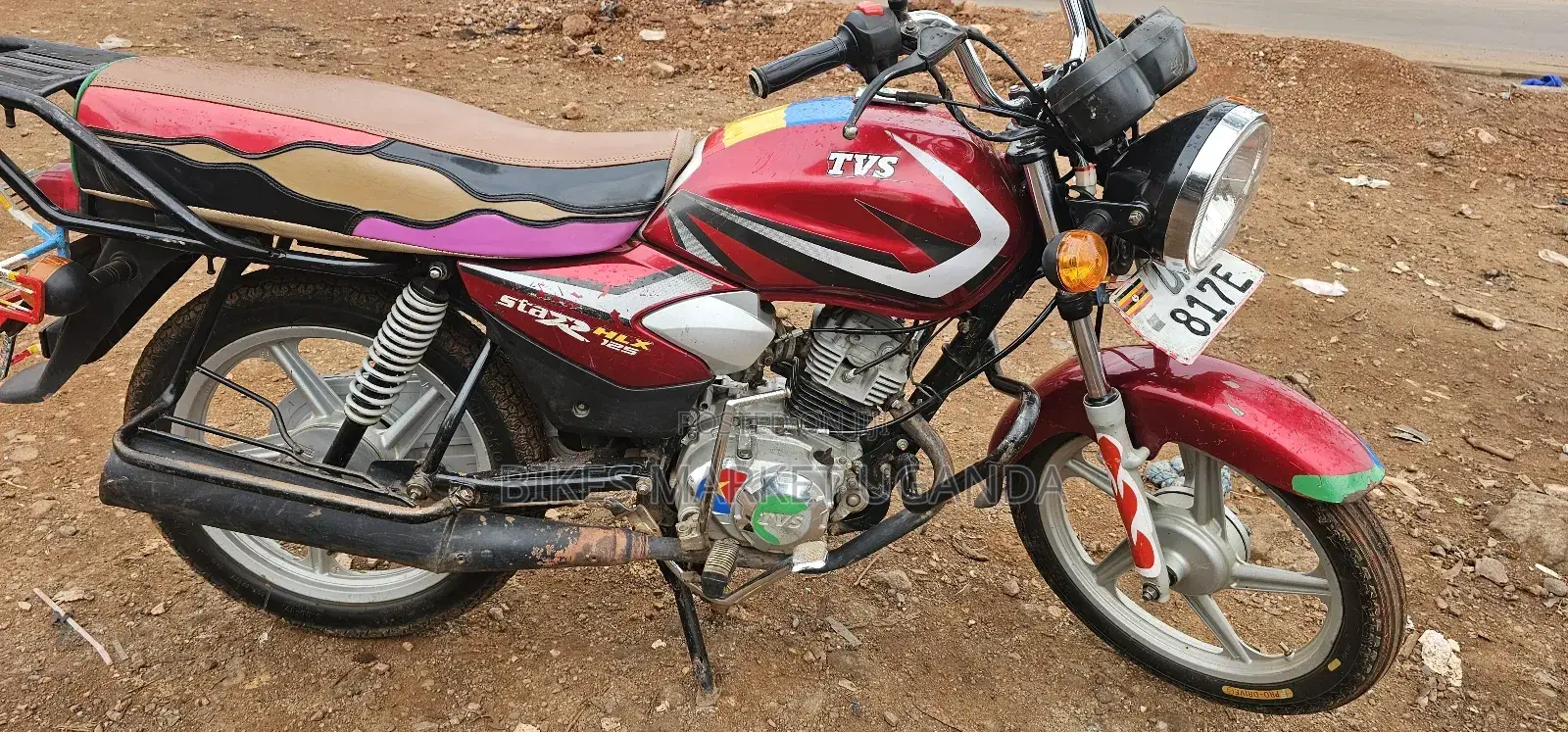 TVS HLX 125 2023 Red