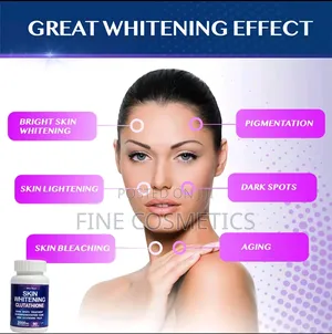 Skin Whitening Glutathione Capsules Darkspots Remover Lightening 90pcs