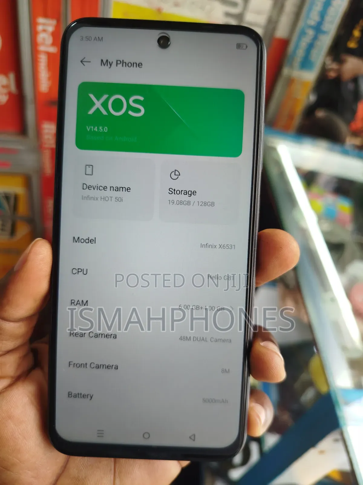 Infinix Hot 50i 128 GB Black