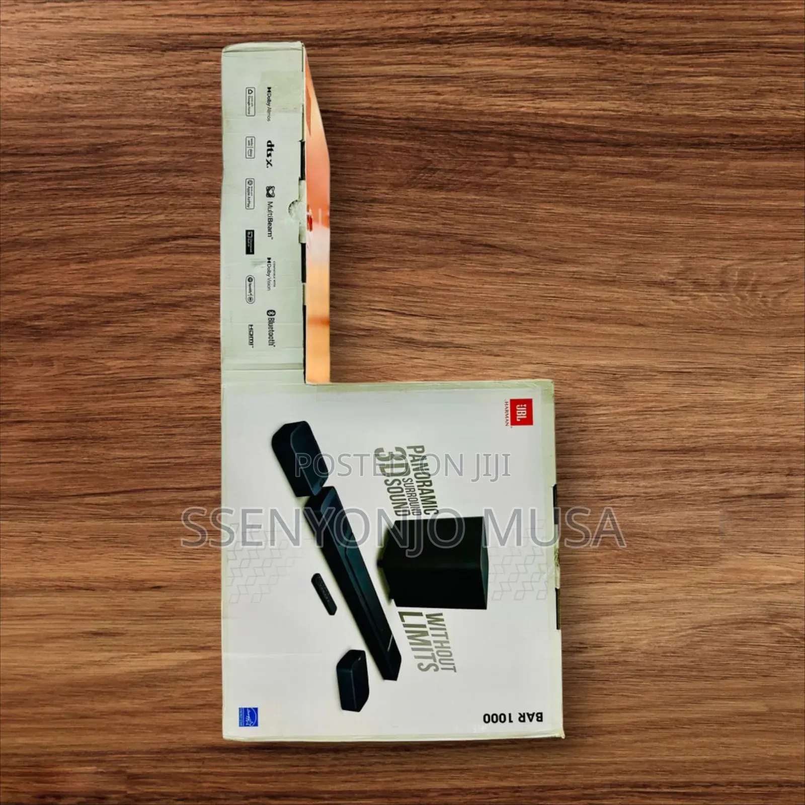 JBL Bar 1000 7.1.4-Channel Soundbar - 880w Power Dolby Atmos
