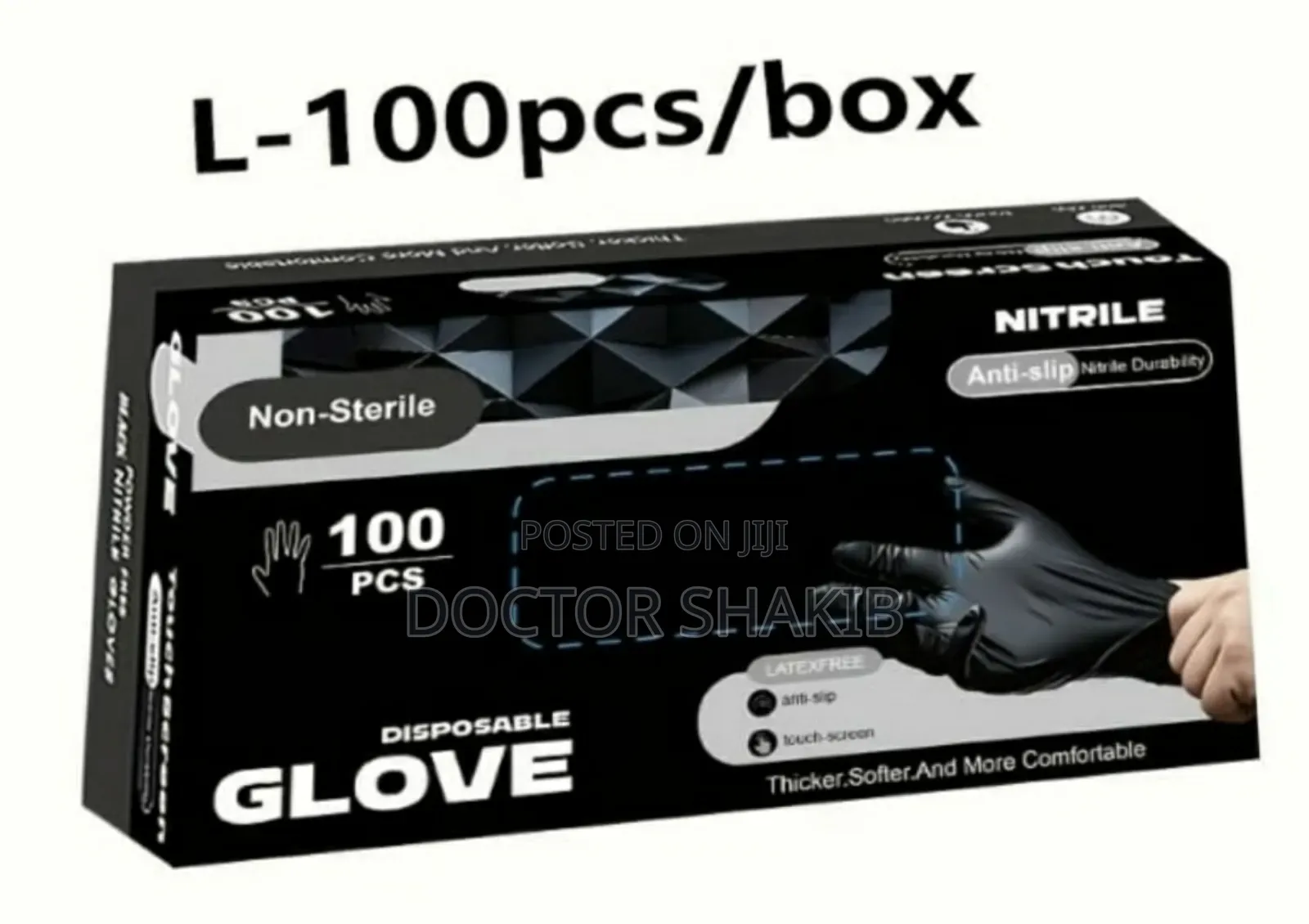 New 100pcs Black Disposable Multifunction Gloves