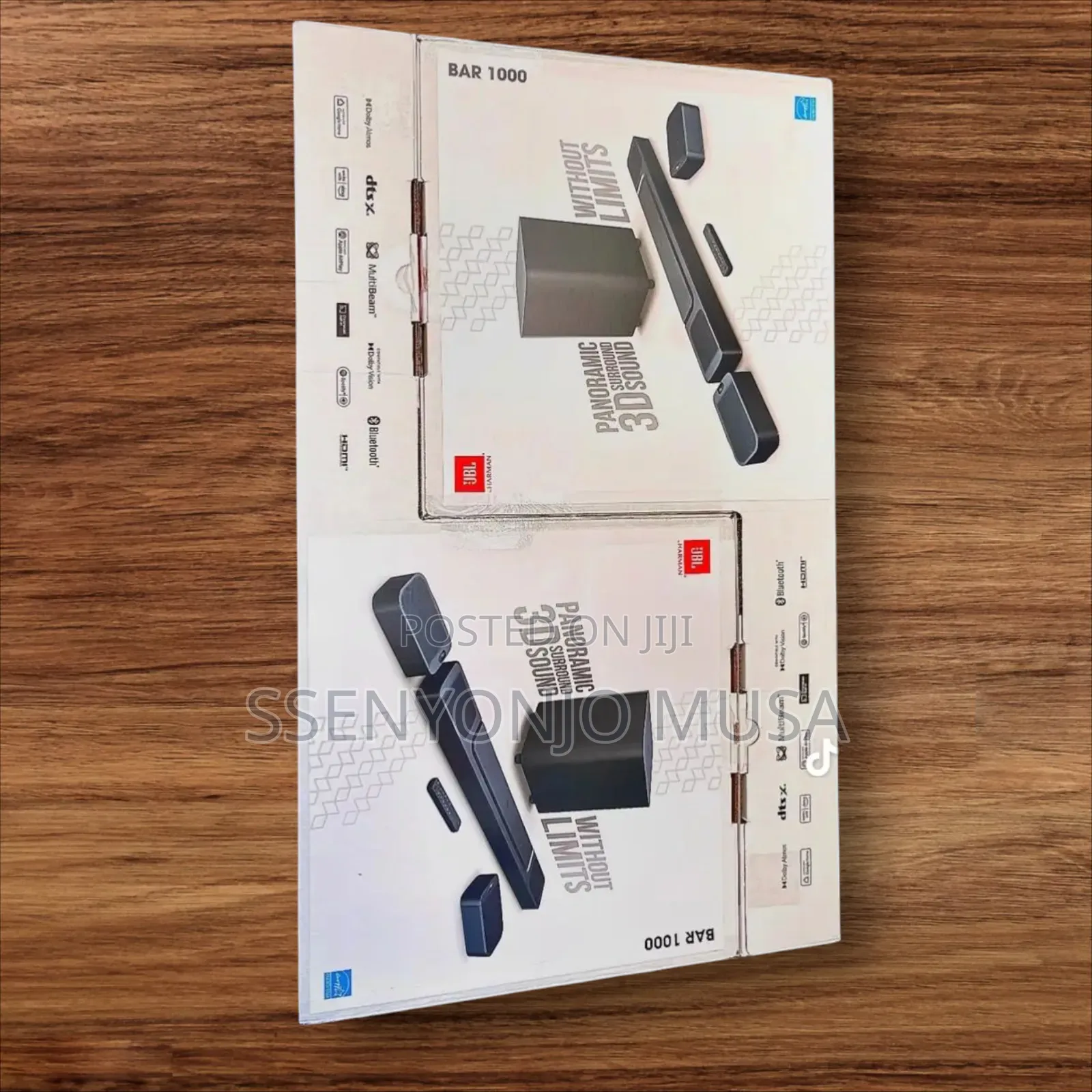 JBL Bar 1000 7.1.4-Channel Soundbar - 880w Power Dolby Atmos