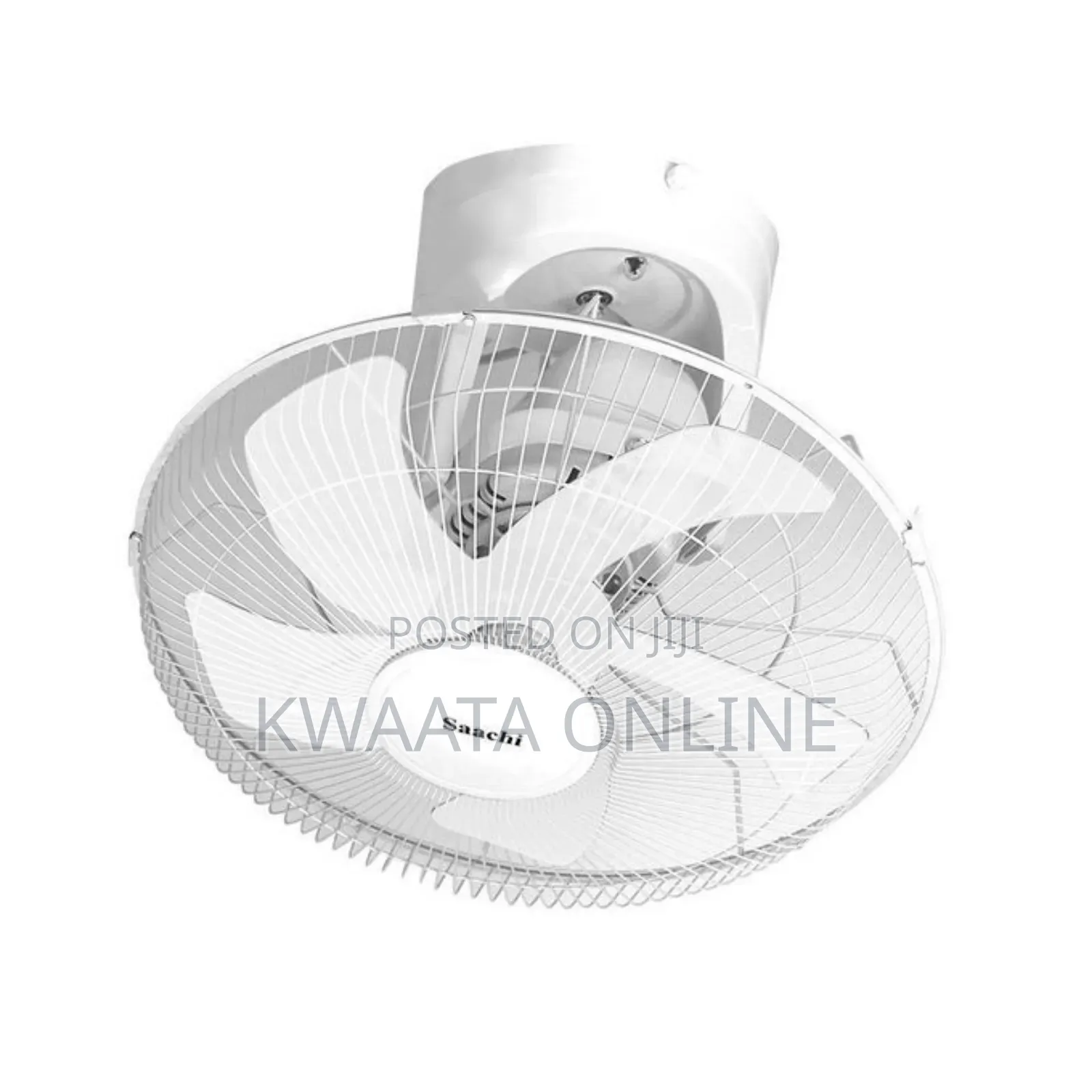 16" Saachi Wall Fan With Remote Control, 3 Speed 5 Blades Nl-Fn-1742r