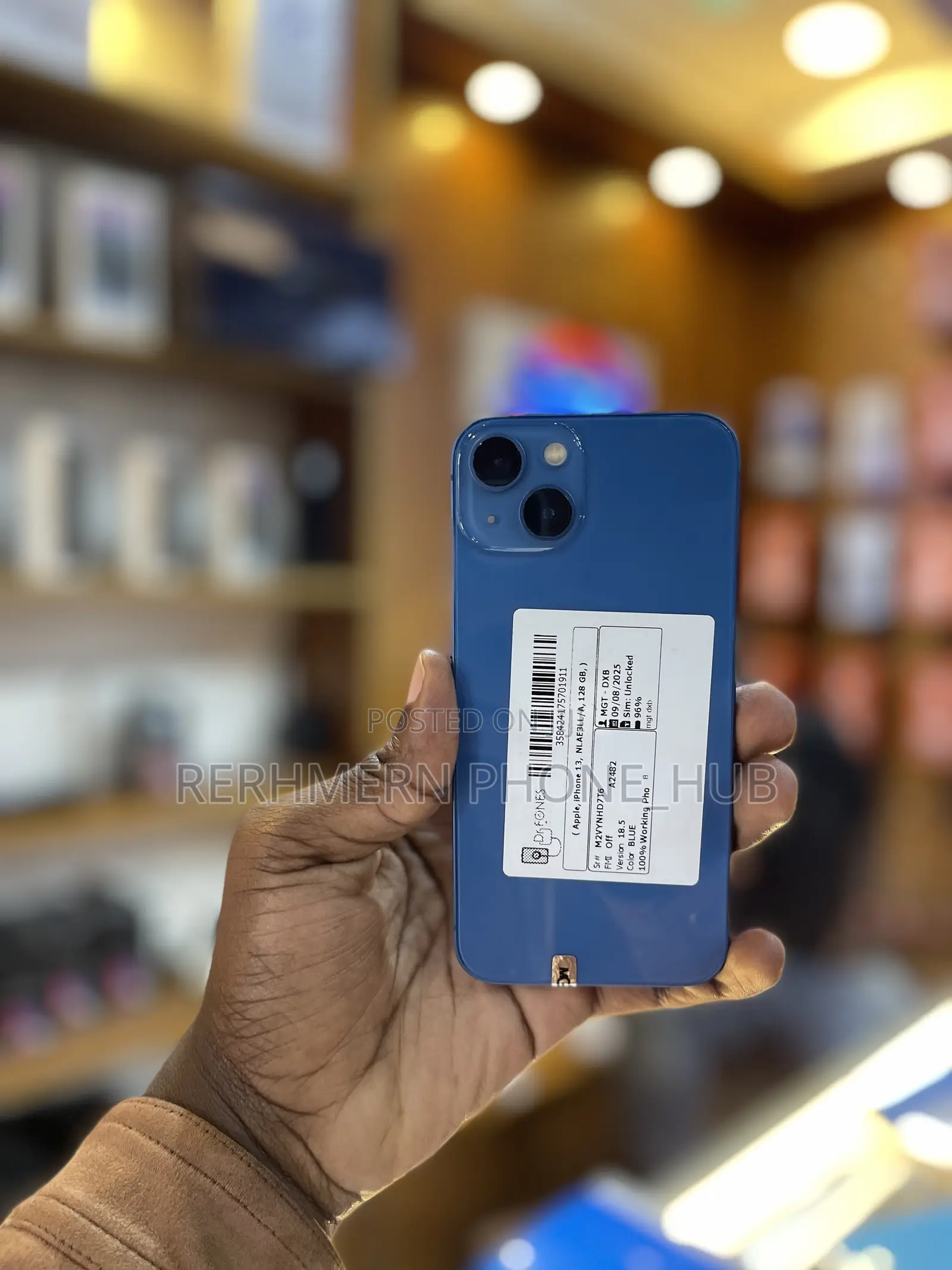 New Apple iPhone 13 128 GB Blue