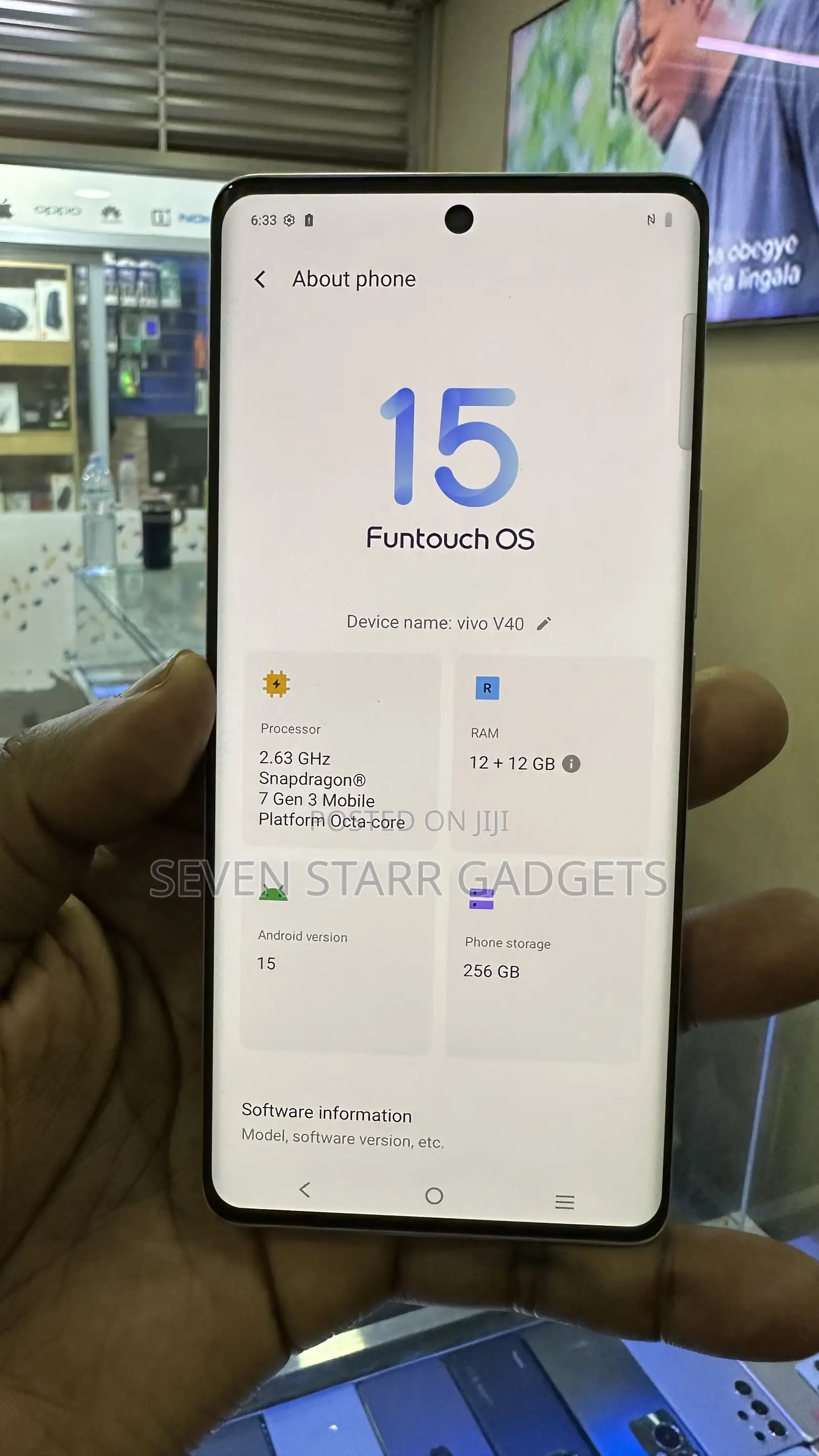 Vivo V40 5G 256 GB White
