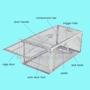 Outdoor | Indoor Reusable Humane Iron Cage Rodent Rat Trap