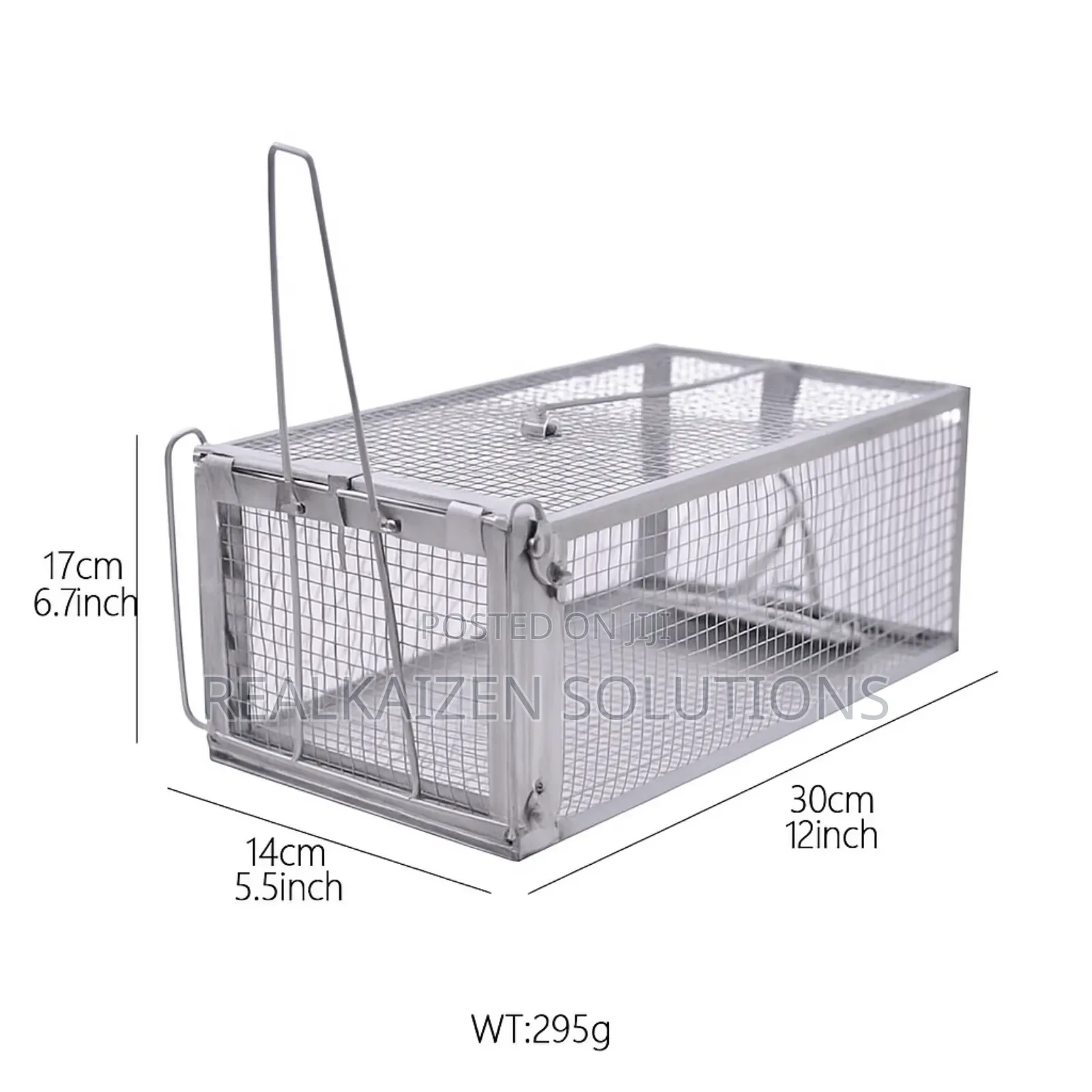 Outdoor | Indoor Reusable Humane Iron Cage Rodent Rat Trap