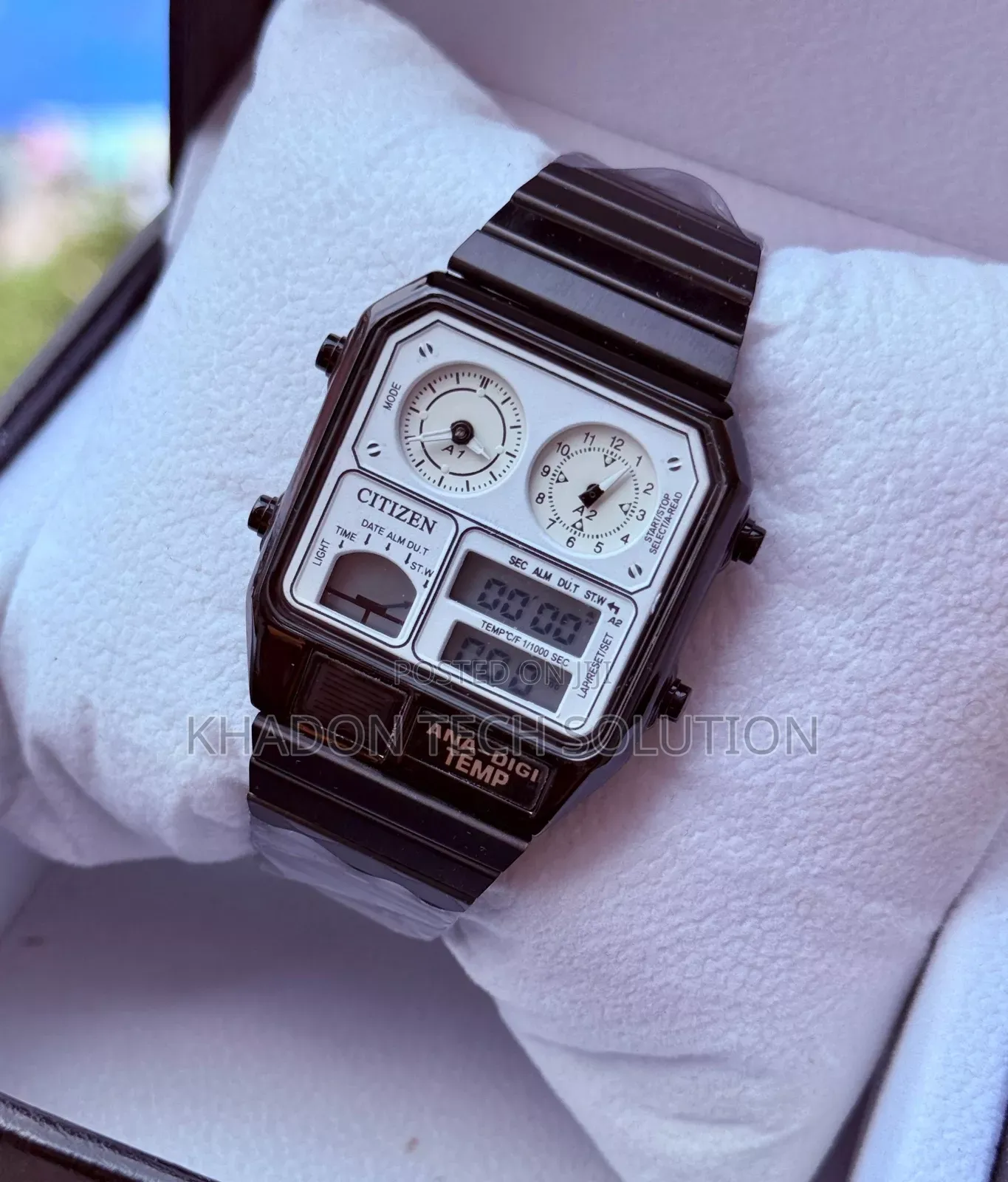 Pre-Owned Citizen Analog Digital Multifunction Vintage Watch Overall