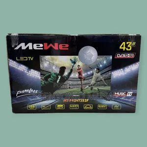 Mewe 43" Led Tv - DVB T2+S2 Frameless With Usb Video