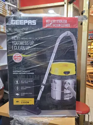 Geepas Wet Dry Stainless Steel Vacuum Cleaner