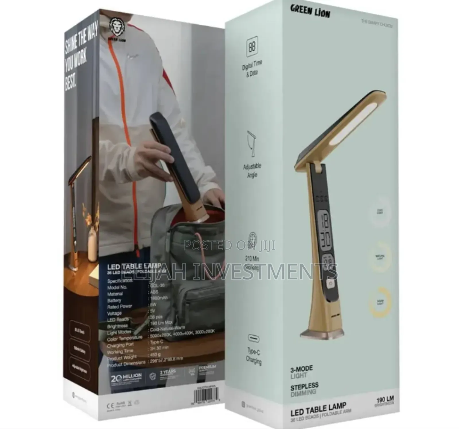 Rechargeable Cordless Led Desk Lamp